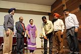 Chief Guest Shri Anil Joshi, Hon'ble Minister of Local Government, Medical Eductation and Research, Punjab is lighting the ceremonial lamp alongwith  other dignitaries